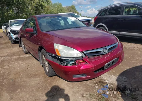 2006 Honda Accord 2.4 Ex z USA, uszkodzony, nr VIN 1HGCM56846A041599